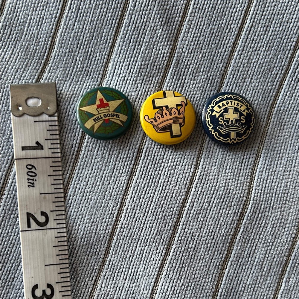 Vintage Religious Pins Set 1960’s